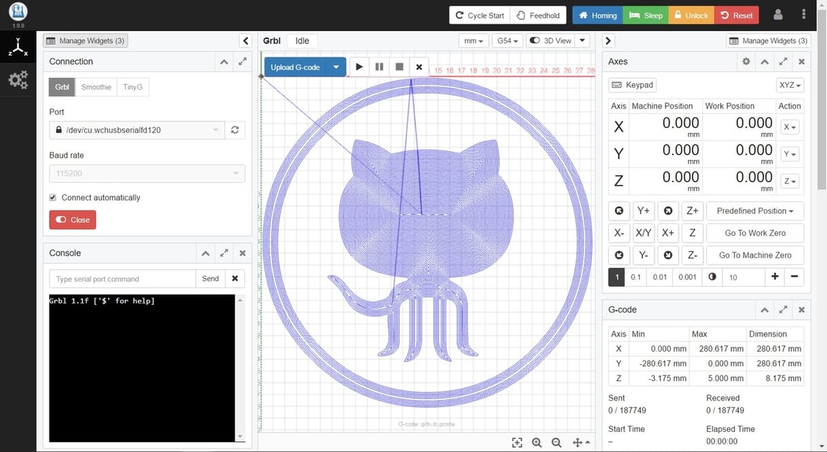 CNCjs is a great alternative if you want to create custom machines