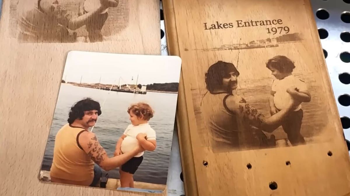 You can make your photos last forever with laser engraving