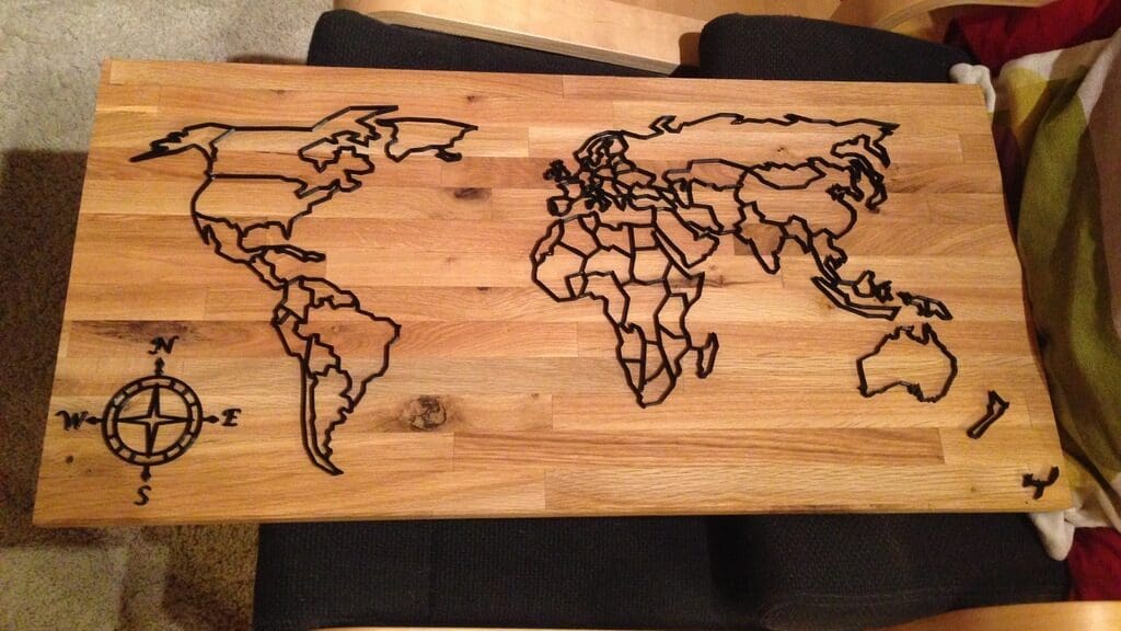 All around the globe!