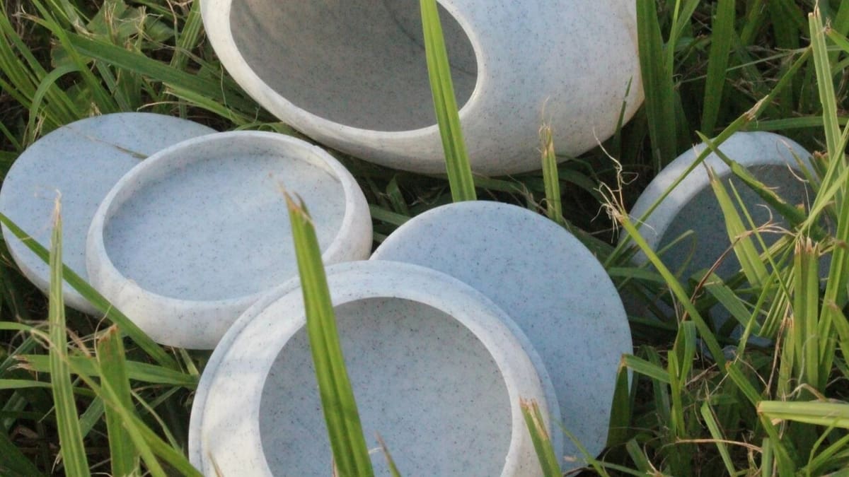 Marble 3D prints in their natural habitat