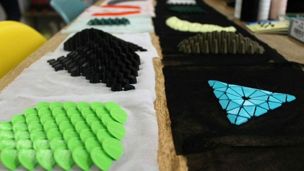 A stitch in time. Sewing 3D prints onto shirts could be a good option