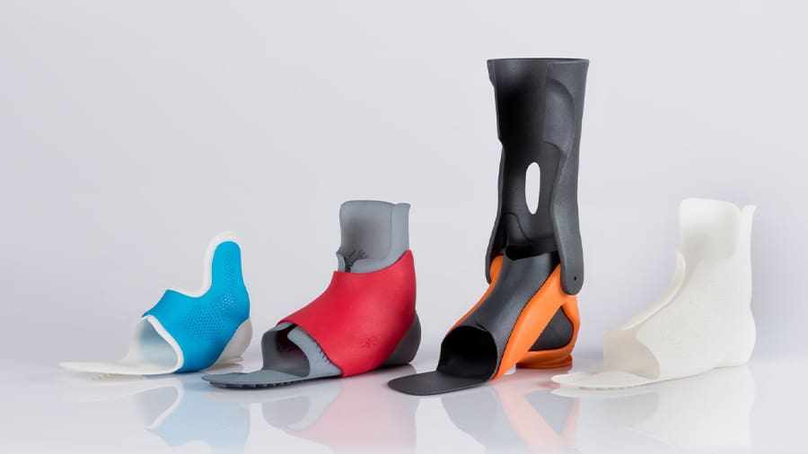 3D printed braces and supports are built to fit patients comfortably and provide stability