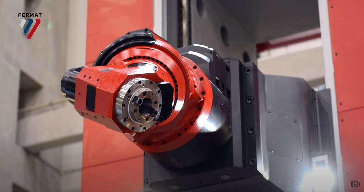 A continuous 5-axis CNC machine doing what it does best