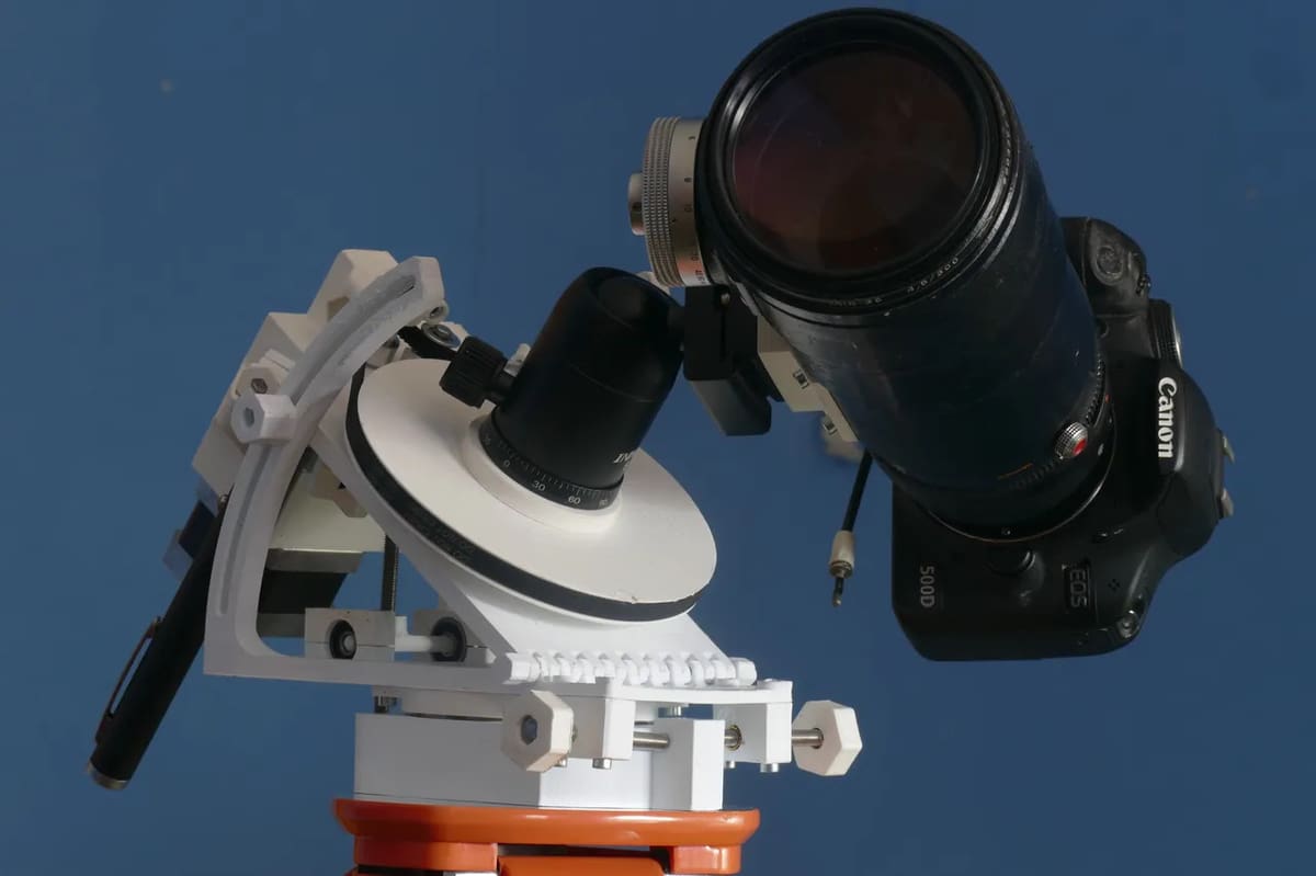 Imagen de Proyectos con Arduino / Proyectos de Arduino: Rastreador de estrellas de bajo coste