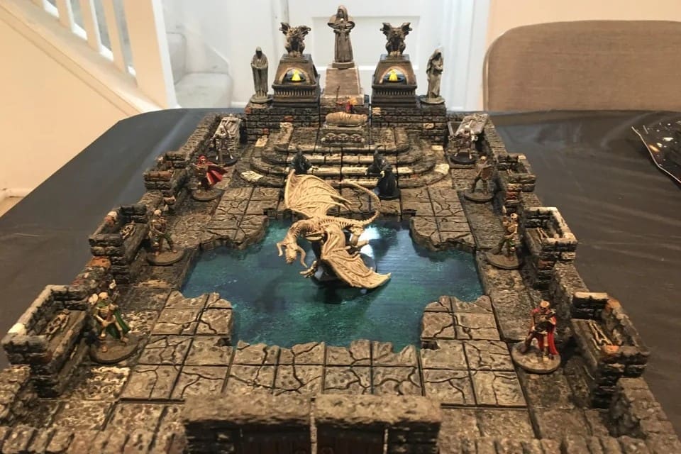 The DragonLock terrain modules simply click together