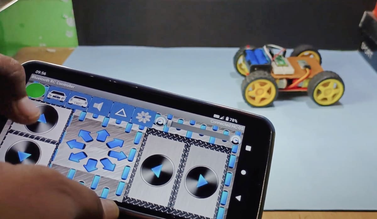 Image of Cool Raspberry Pi Projects: Bluetooth Controlled Car