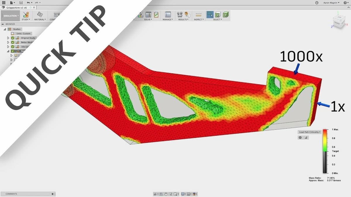 Shape Optimization in Fusion360