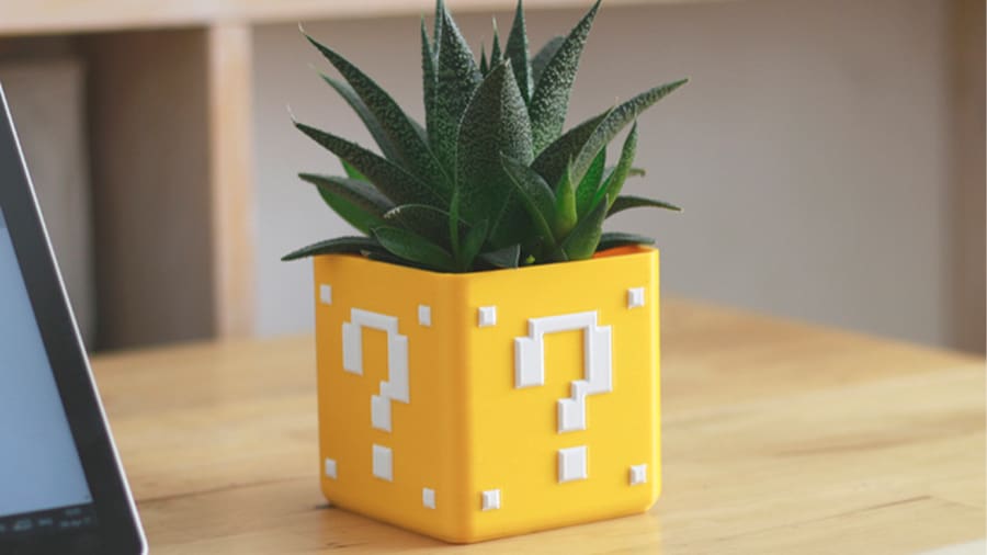 Hobbyist applications include home decor items like planters