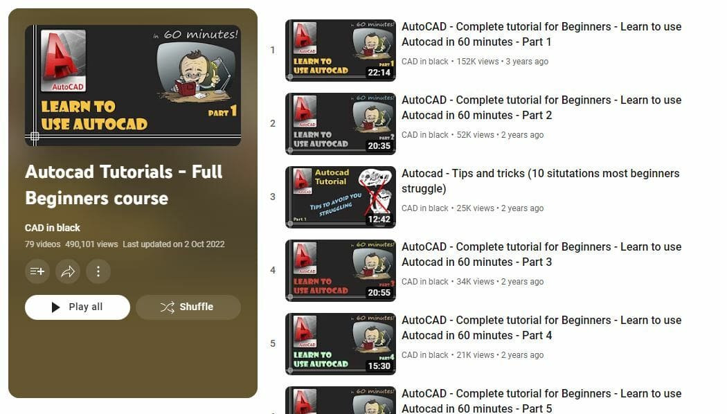 Due to AutoCAD's popularity, there's no shortage of community support