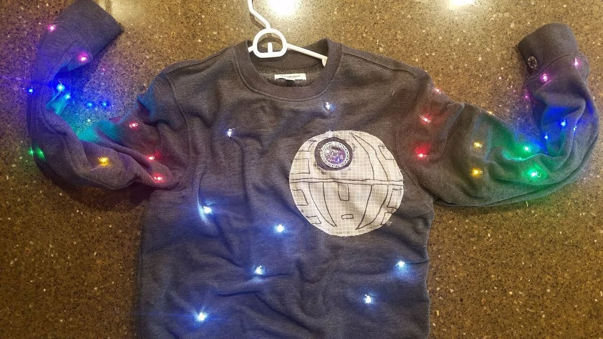 A sweatshirt good enough for Darth Vader