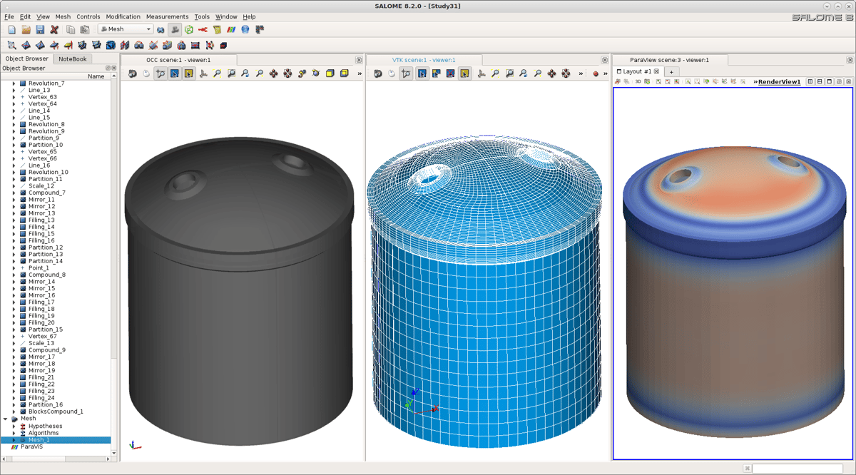 salome CAD screenshot
