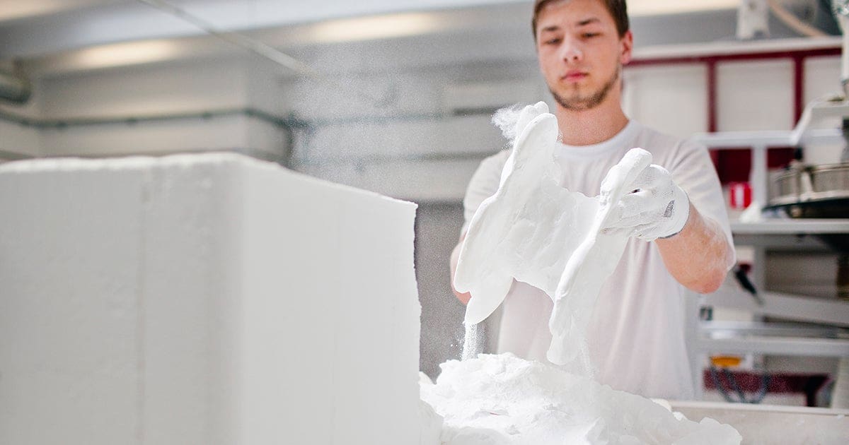 Image of Powder Bed Fusion 3D Printing (PBF): Polymer Laser Powder Bed Fusion