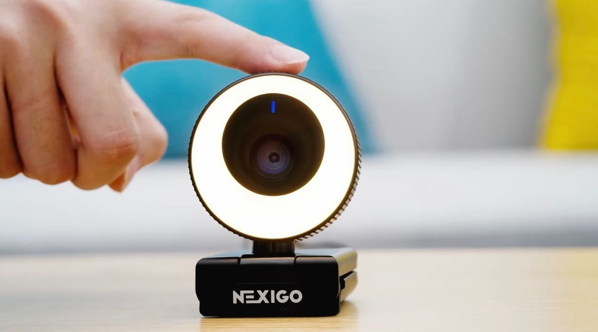 The NexiGo N620E adds a little light to the party