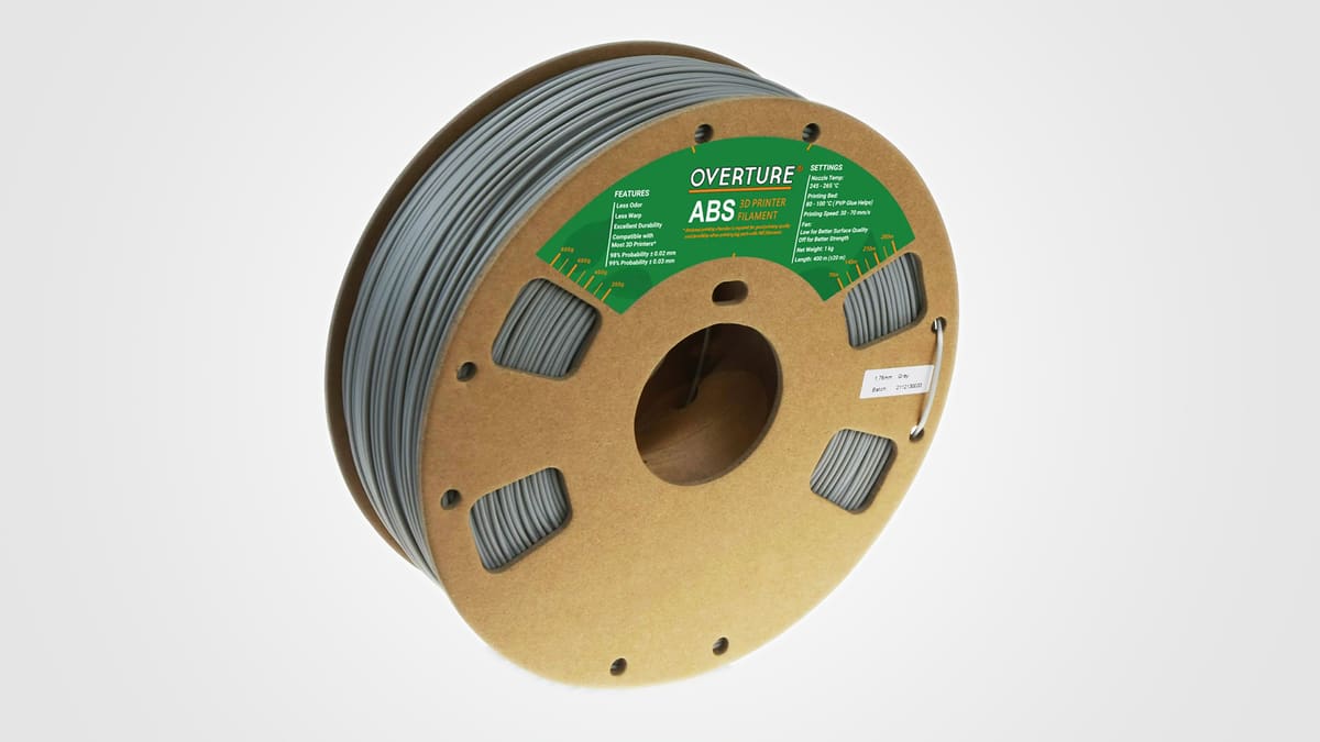 Image of Best Cheap ABS Filament: Overture ABS