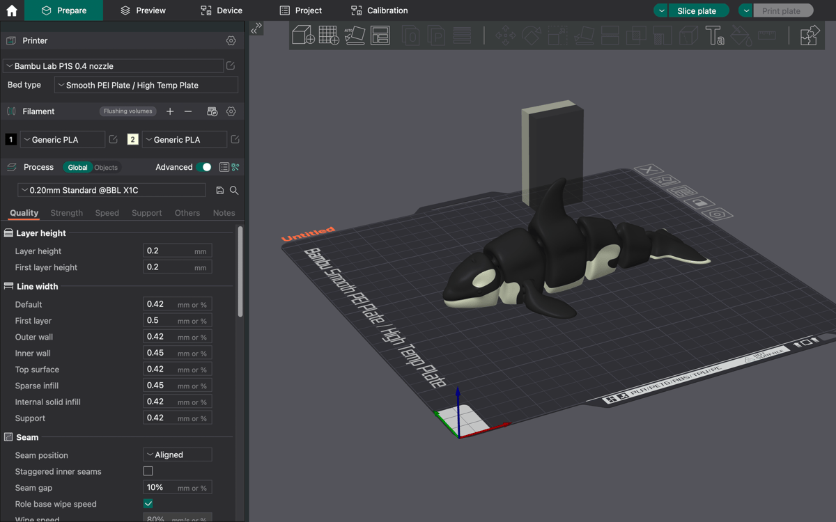 Foto de Slicer 3D / Fatiador 3D para impressora 3D: OrcaSlicer