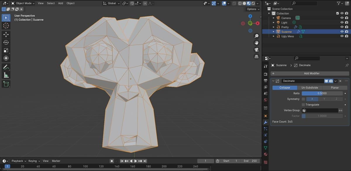 Image of: Decimate Geometry