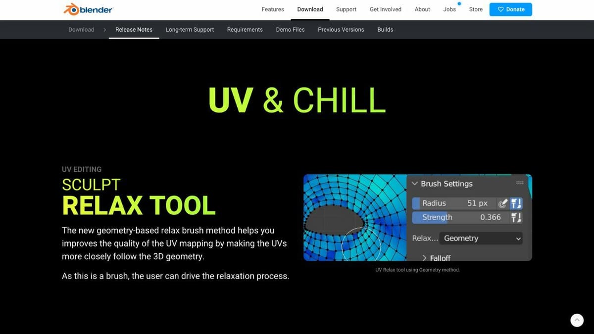 Enhance your UV mapping skills with the relax brush
