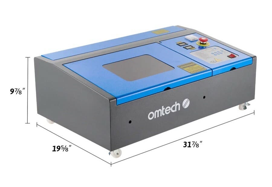 K40 laser cutters are relatively compact