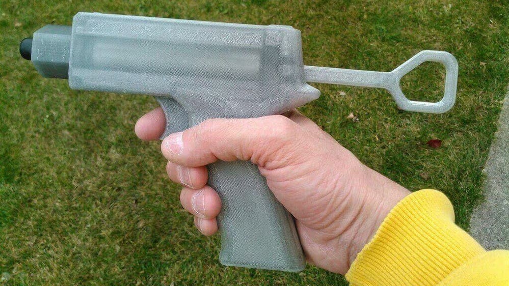 This little blaster is a trusty companion on the battlefield