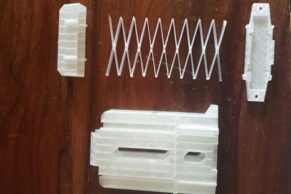 Print with PETG for springability