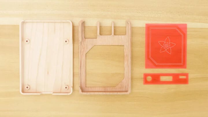 An elegant wood case for your Raspberry Pi 3