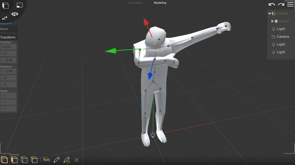 Prisma3D v2.0 has an organized, elegant UI with intuitive drop-down menus