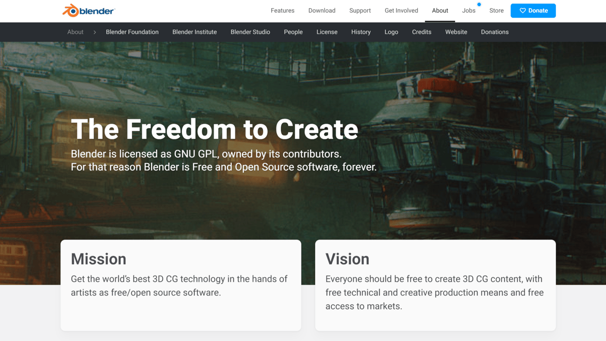 Blender's open-source statement