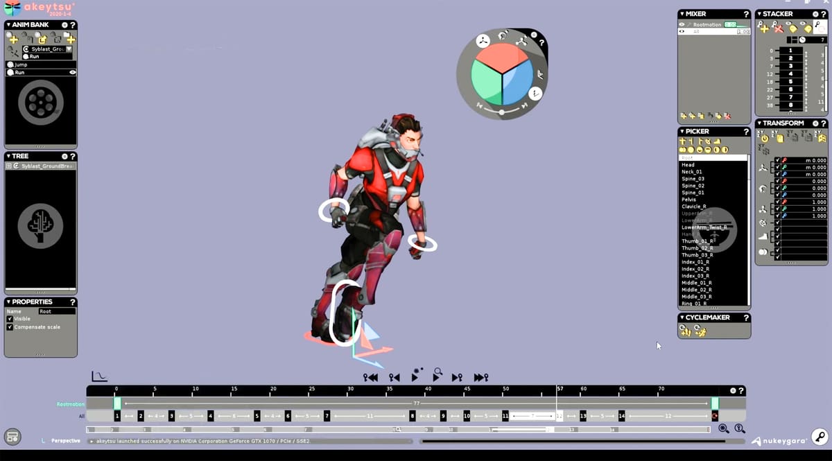 Foto de Softwares de animação 3D/2D: Akeytsu