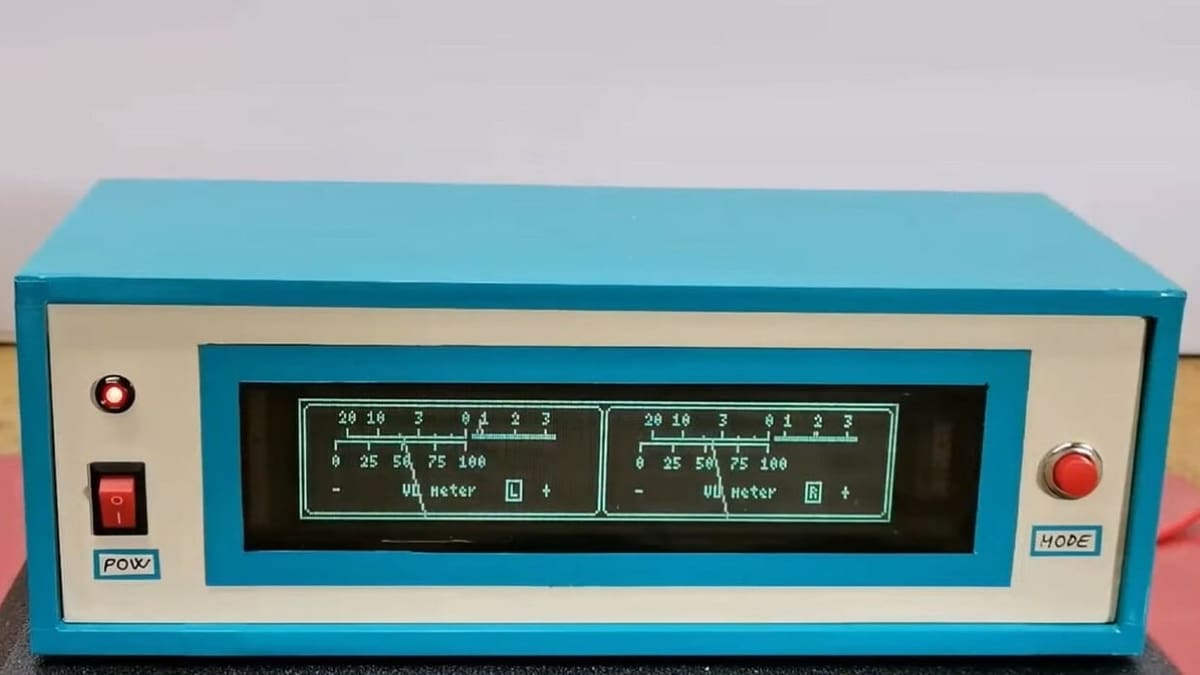 Image of: 8. Analog Style VU Meter