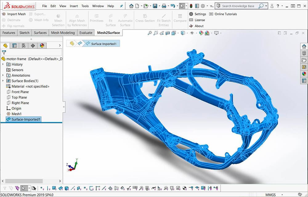 Image of Reverse Engineering Parts With 3D Scanners: Mesh2Surface (for Solidworks / Rhinoceros)