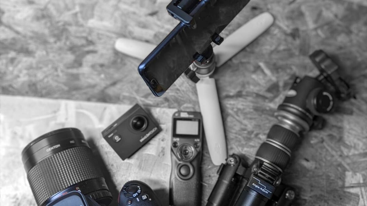 There are many types of camera and support systems available