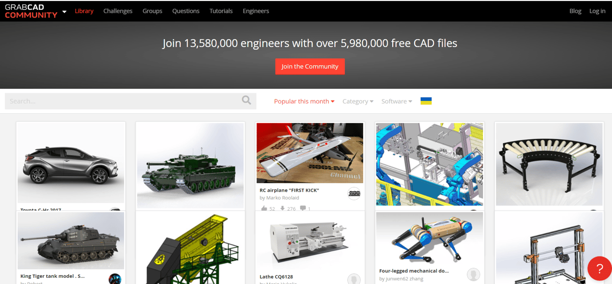 Image of: GrabCAD