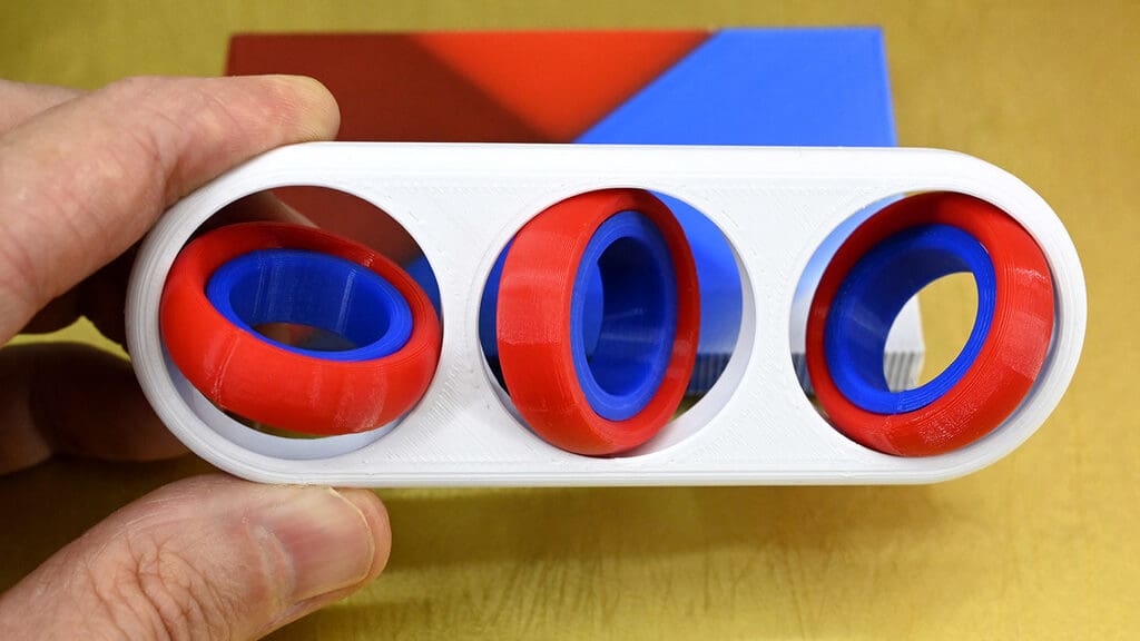 A spinner that doesn't spin, except it does