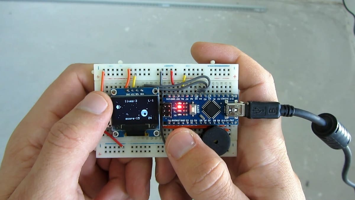 A Star Wars game made with an Arduino Nano