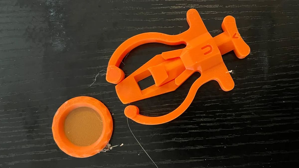 Photo de Objet 3D fun et facile à imprimer / impression 3D facile: Mini lance-disque