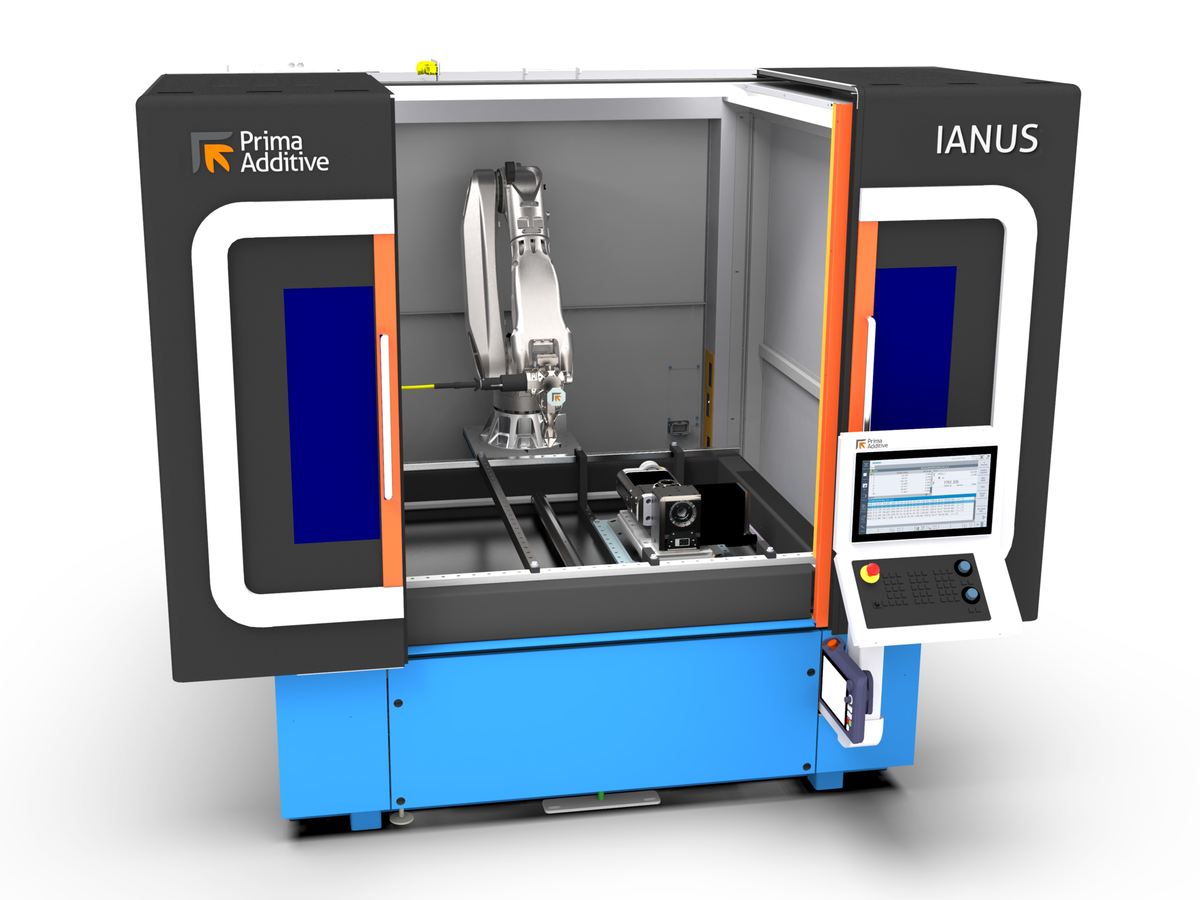 Image of Directed Energy Deposition (DED) Metal 3D Printing: Prima Additive Ianus Cell