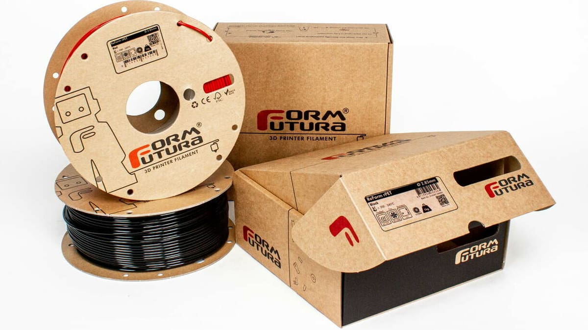 Recycled PET is one of the most eco-friendly filament options