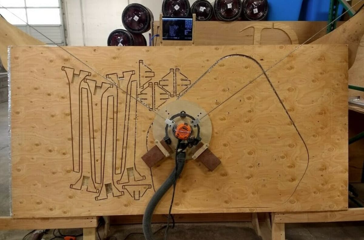 A fullsheet sized CNC Maslow router