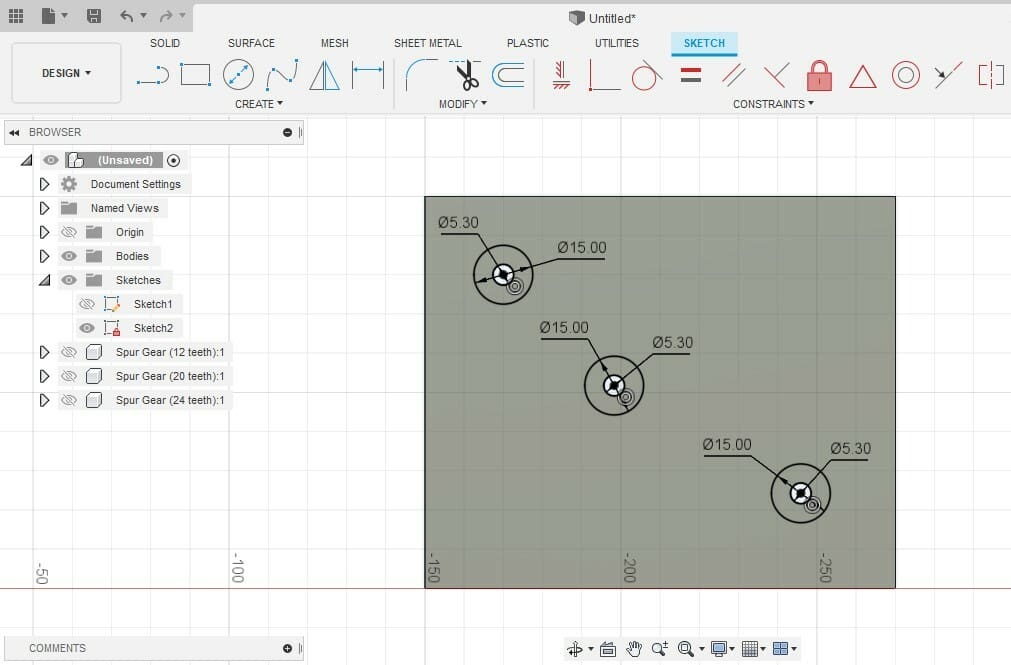 Creating the risers is very simple