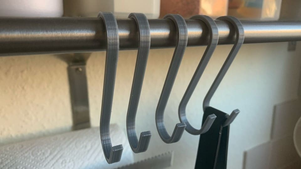 Image of: 19. Grundtal S-shaped Hook