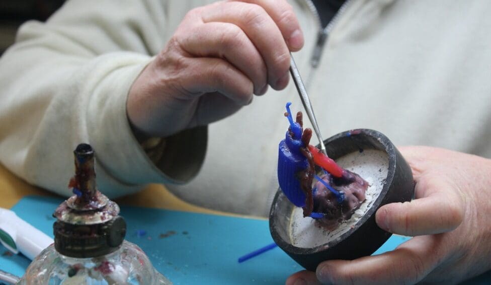 Sprue wax is essential for a good cast