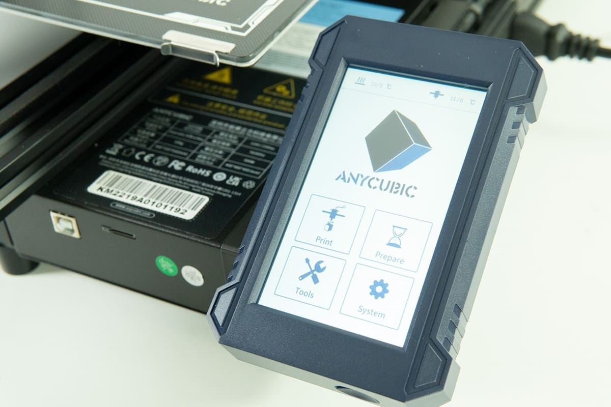 The responsive touchscreen that comes with Anycubic's Vyper and Kobra