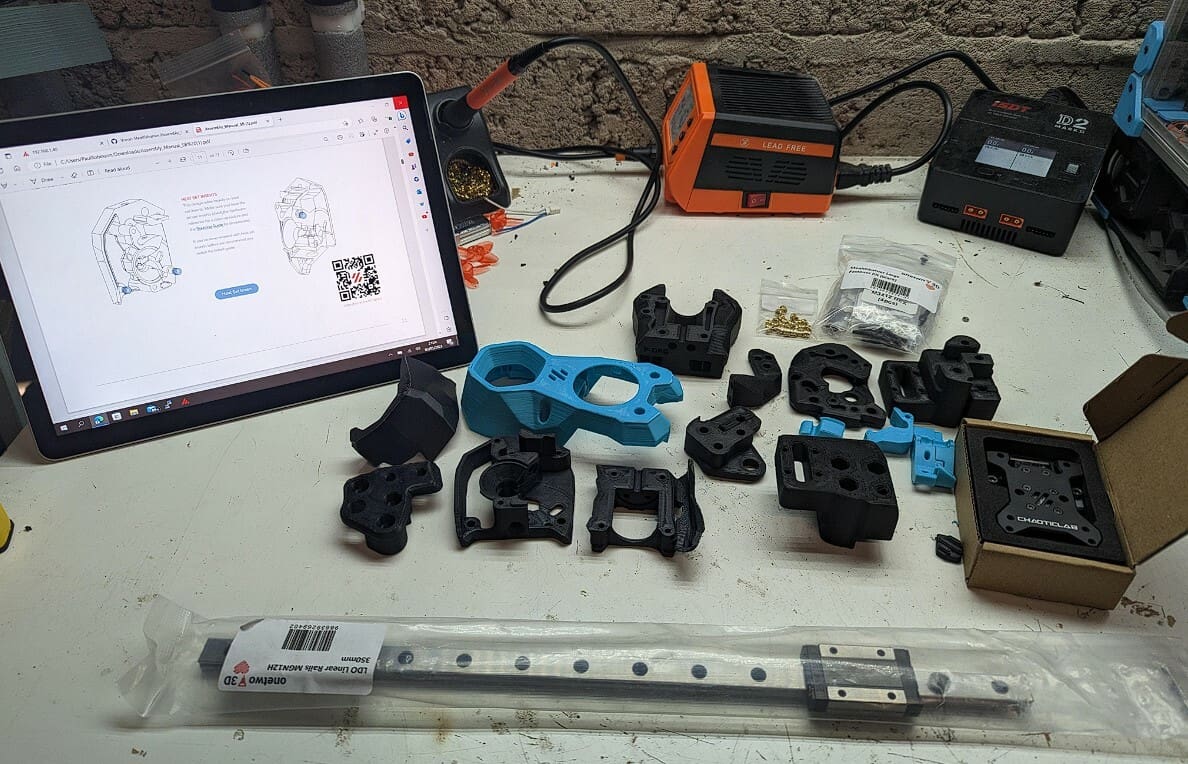 Looks like they're putting together a Stealthburner with a Tap nozzle probe