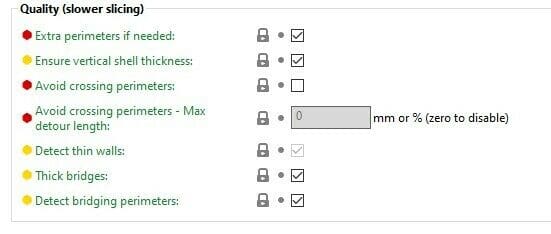 There are a few options on your slicer
