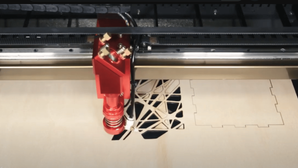 You'll need a more powerful laser to cut birch and other hard woods