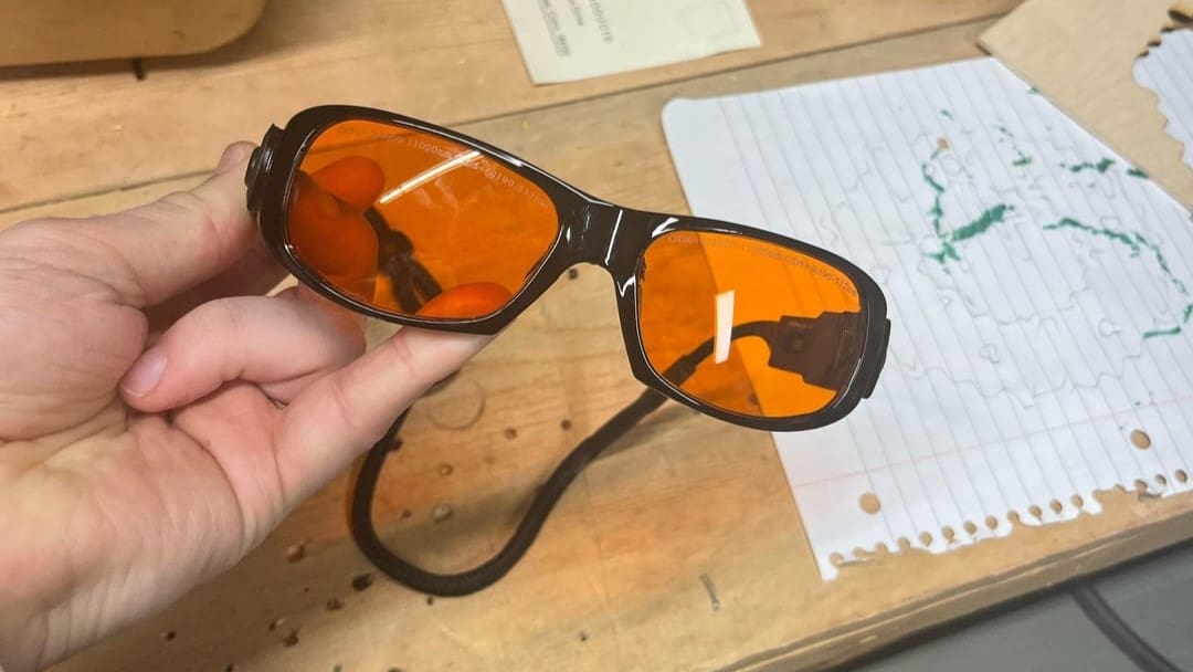 Don't forget to wear proper safety glasses