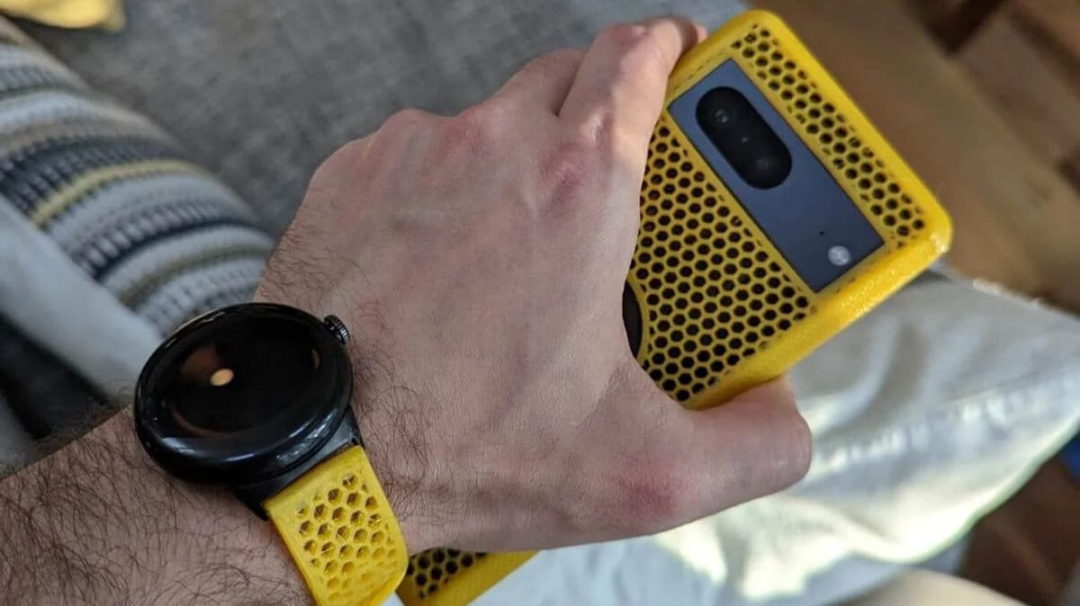 TPU works well for items such a watch bands and phone cases