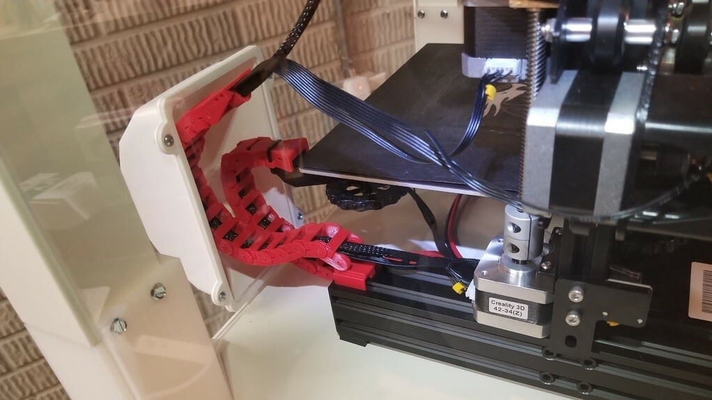 A handy extension allows for more cabling space