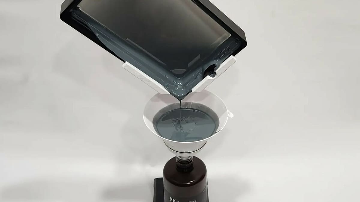 Using a drip stand will maximize resin return