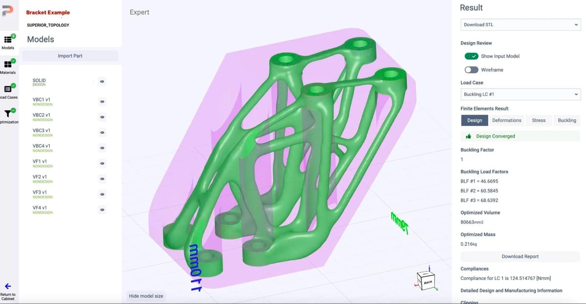 Image of The Best Generative Design Software: Carbon CogniCAD 5.0